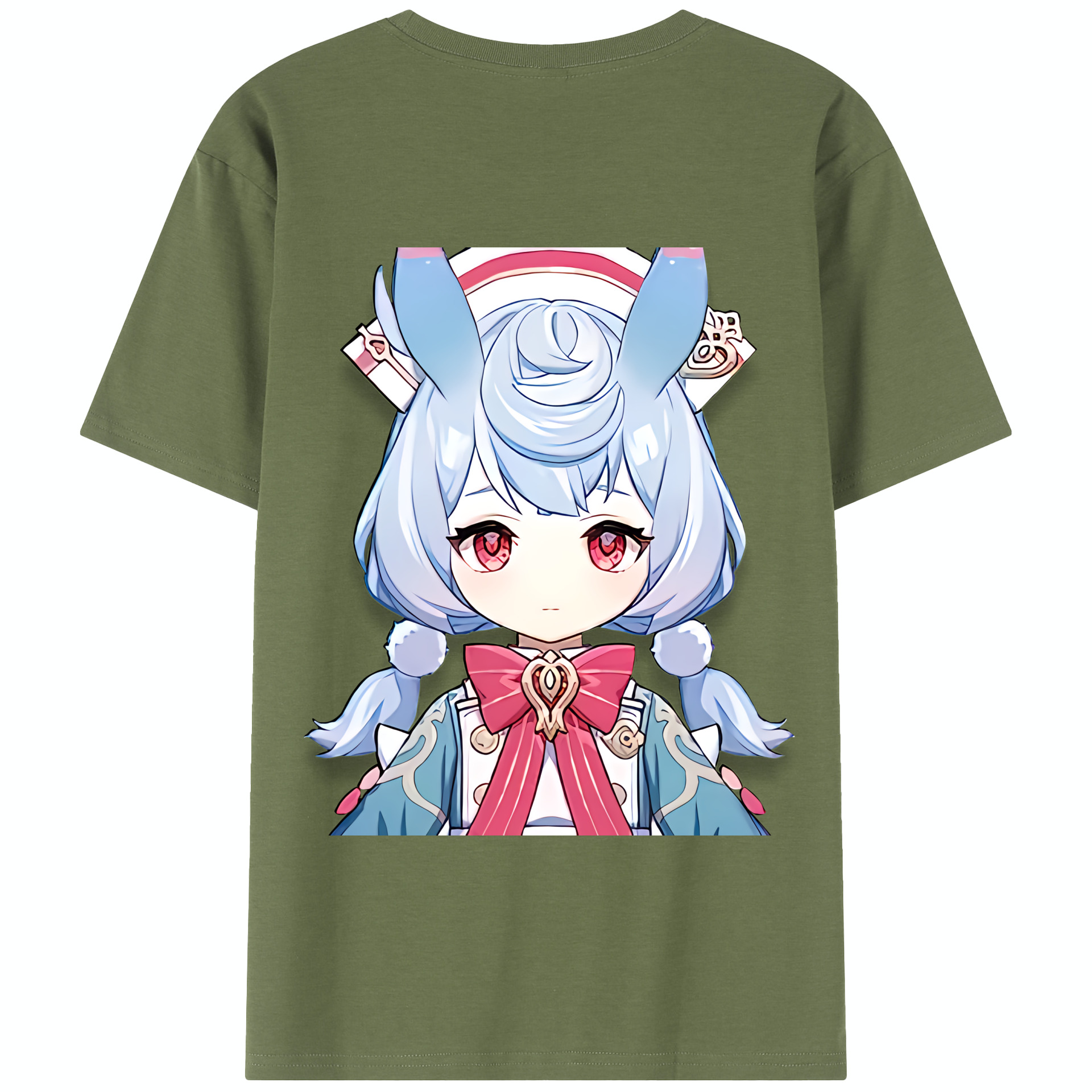 げんし神 シゲウィン genshin Shigewin 綿100％半袖Tシャツ（背面プリント）